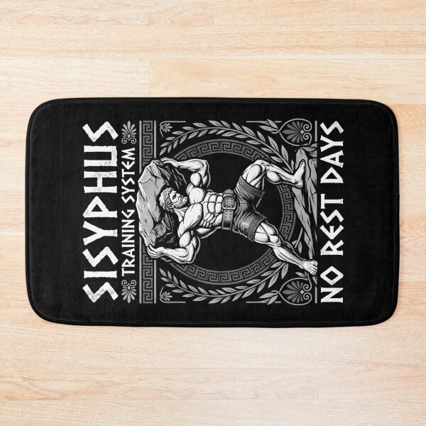Item preview, Sisyphus Training System No Rest Days Greek Mythology Gym designed and sold by GrandeDuc.