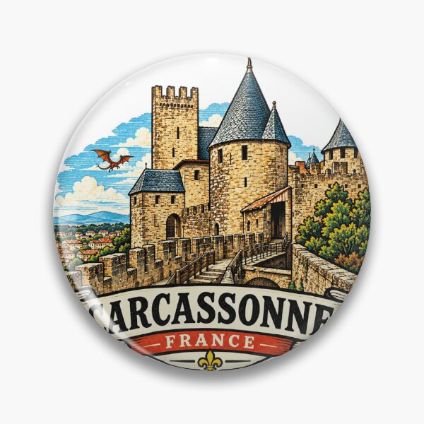 Item preview, Carcassonne (France) designed and sold by devonclemon.