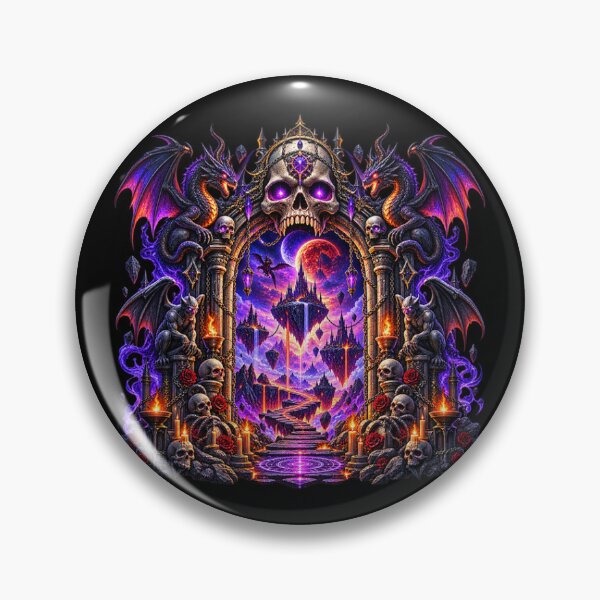 Item preview, Gothic Skull Portal – Gateway to the Dark Realm designed and sold by TroviTutto.