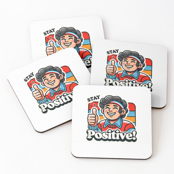Item preview, Stay Positive Motivational Design T-Shirt designed and sold by KTY-NUSS.