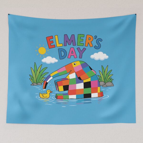 Item preview, Elmer’s Day Colorful Water Adventure designed and sold by HappyToons Shop.