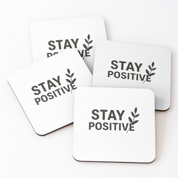 Item preview, Stay Positive Motivational Typography Premium Tri-Blend T-Shirt designed and sold by KTY-NUSS.