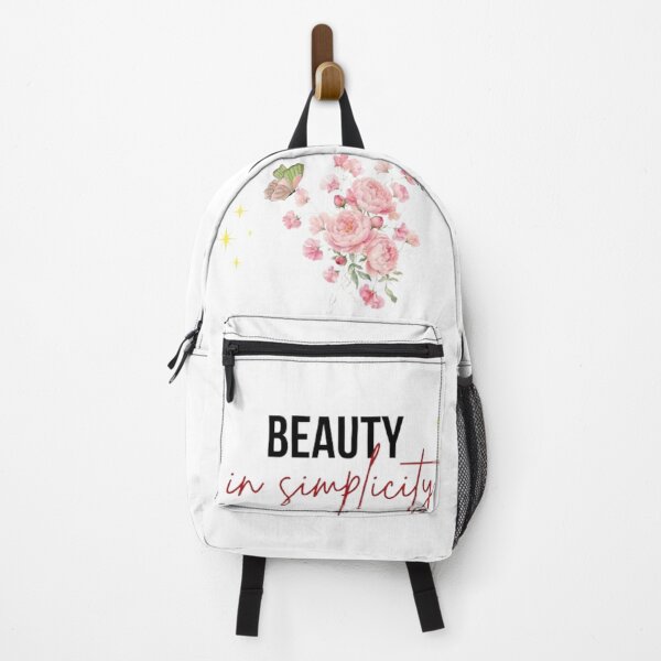 Item preview, Beauty In Simplicity Floral Aesthetic Butterfly Quote designed and sold by SMinimalist613.