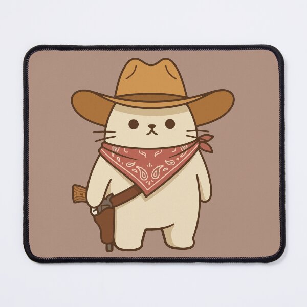Item preview, Cute Cowboy Cat designed and sold by BrownHorse90s.