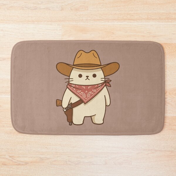 Item preview, Cute Cowboy Cat designed and sold by BrownHorse90s.