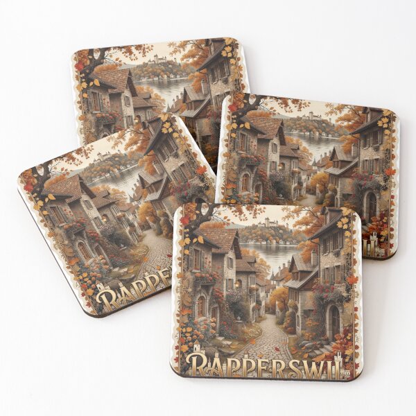 Item preview, Rapperswil Autumn Castle Cityscape designed and sold by Imaginarium of Chaos falcon88 .
