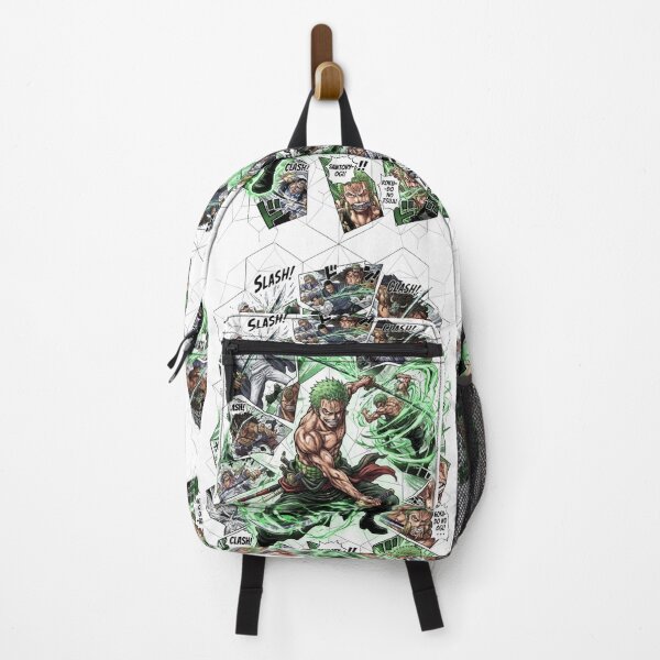 Item preview, Roronoa Zoro Three Sword Style Manga Collage Art designed and sold by FreakToons.