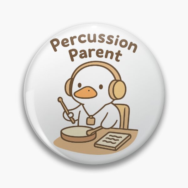 Item preview, Percussion Parent Duck Section Support Sticker designed and sold by Ainbowz-Artwork.