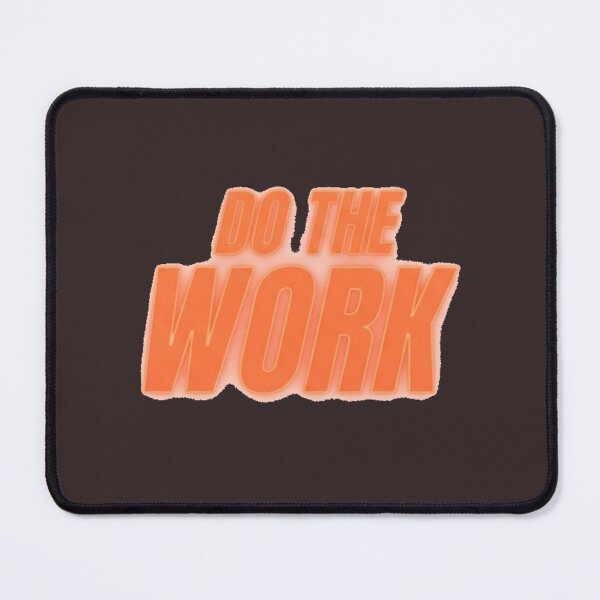Item preview, Do The Work Motivational Gym Shirt, Modern Athletic Streetwear Tee, Neon Fitness Typography Apparel designed and sold by Miming.