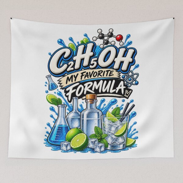 Item preview, C2H5OH – Chemistry Lab Humor designed and sold by Qenlo.