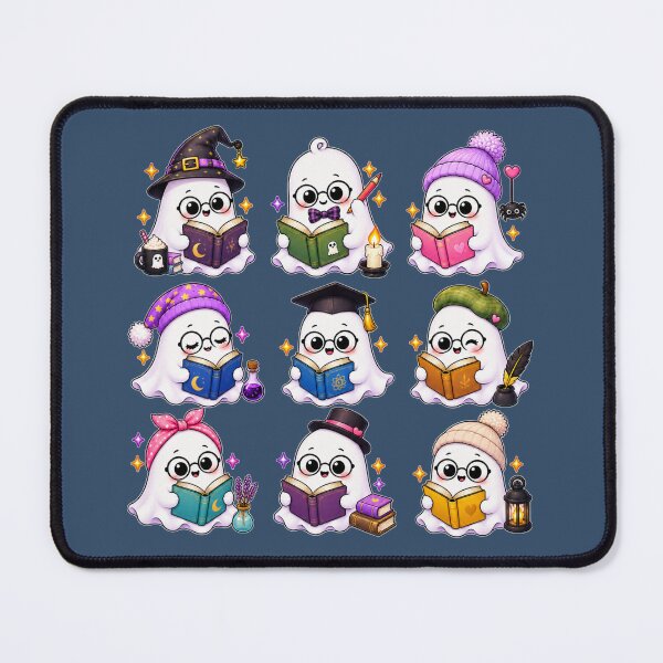 Item preview, Cute Halloween Ghosts Reading Books designed and sold by OMdesign10.