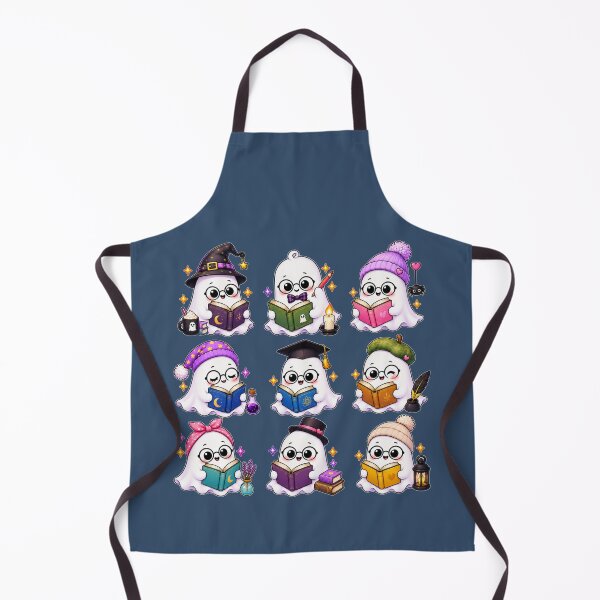 Item preview, Cute Halloween Ghosts Reading Books designed and sold by OMdesign10.