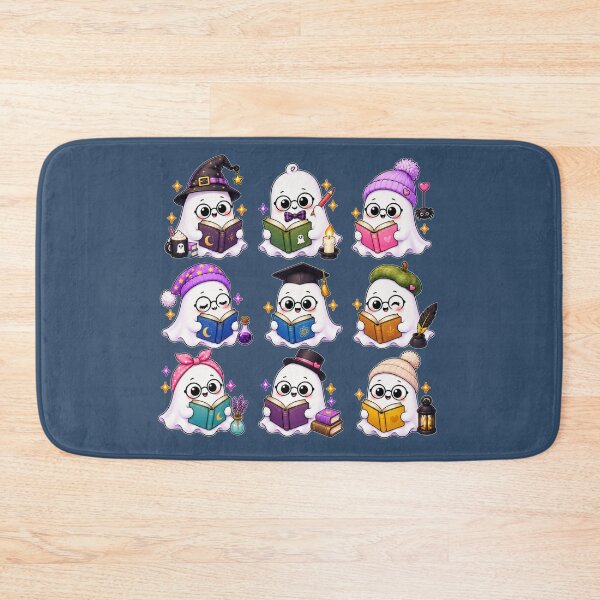 Item preview, Cute Halloween Ghosts Reading Books designed and sold by OMdesign10.