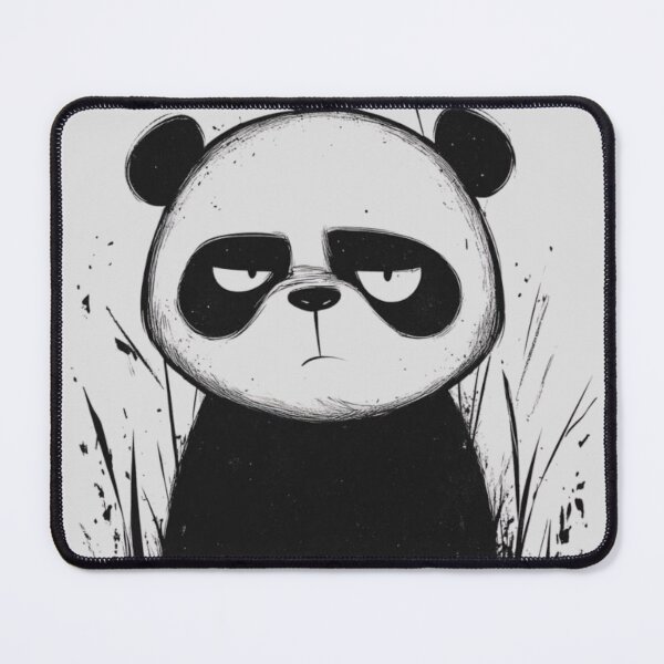 Item preview, Grumpy Panda – Cute Funny Cartoon Panda Illustration designed and sold by RajDeals.