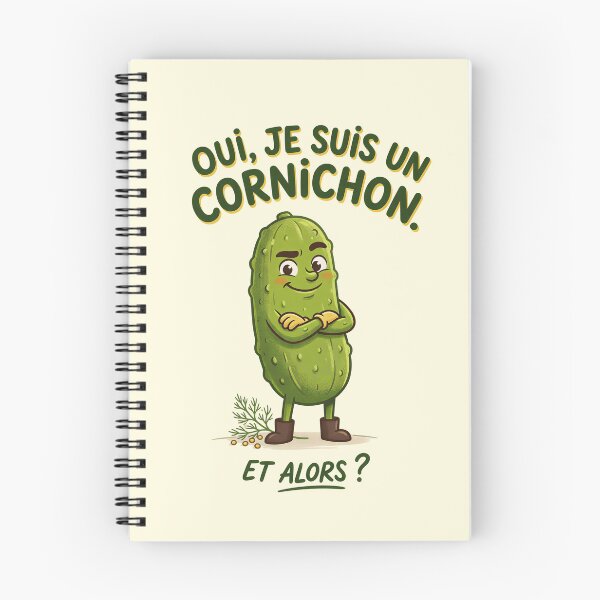 Item preview, Oui, Je Suis Un Cornichon Et Alors? Cute Funny Pickle Art designed and sold by OhLaBaguette.