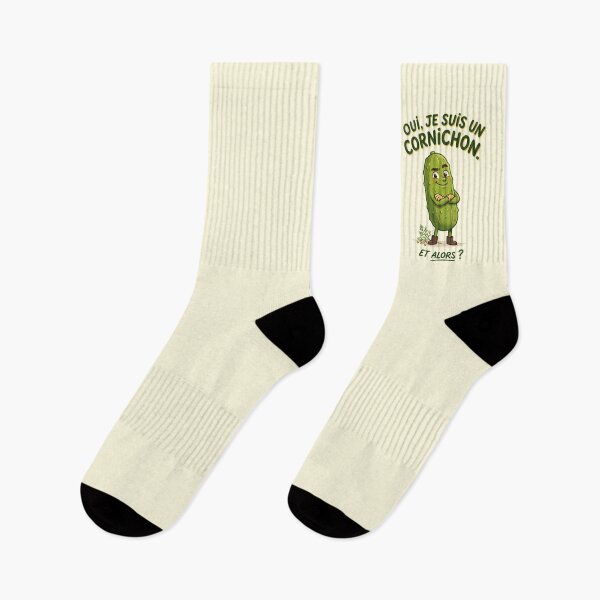 Item preview, Oui, Je Suis Un Cornichon Et Alors? Cute Funny Pickle Art designed and sold by OhLaBaguette.