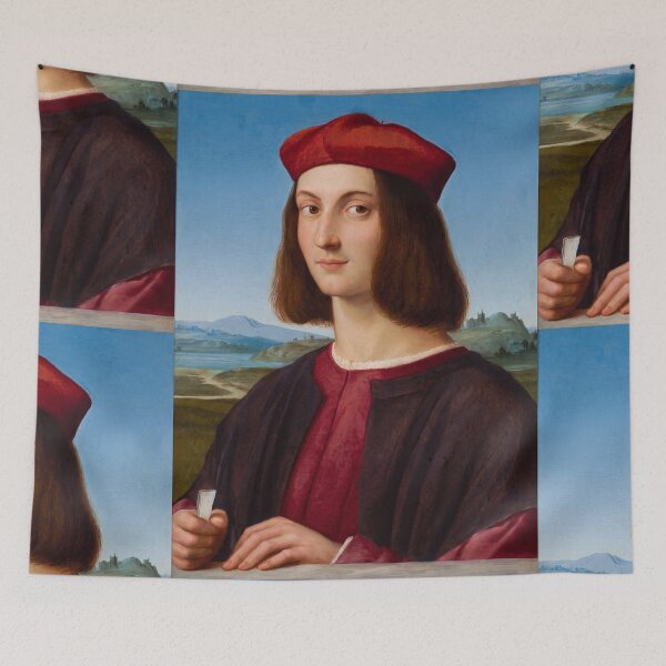 Item preview, Portrait of a Young Man in Red Cap designed and sold by artofuniverse.