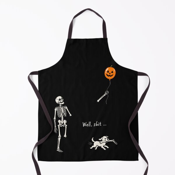Item preview, Well Shit Skeleton Lost Balloon Pumpkin Dog Halloween designed and sold by HayleePacoch.