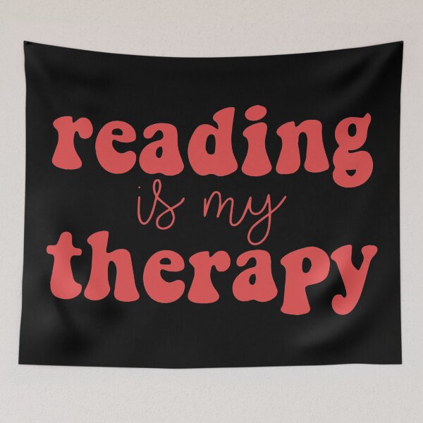 Item preview, Reading Is My Therapy designed and sold by BrownHorse90s.