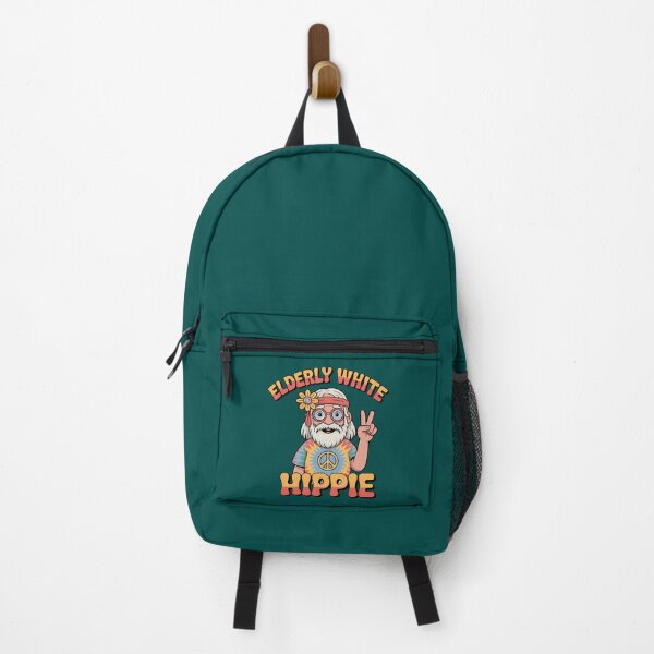 Item preview, Elderly White Hippie  Peace Through The Ages designed and sold by GwynJohnsonzx.