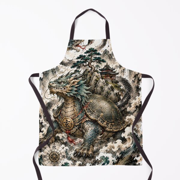 Artikelvorschau, Black Tortoise Guardian – Chinese Watercolor entworfen und verkauft von TeikunShop.