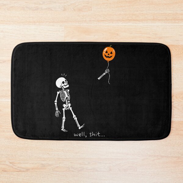 Item preview, Well Shit Skeleton Lost Balloon Gothic Halloween designed and sold by HayleePacoch.