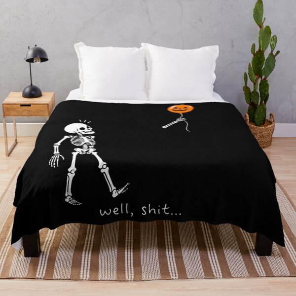 Item preview, Well Shit Skeleton Lost Balloon Gothic Halloween designed and sold by HayleePacoch.
