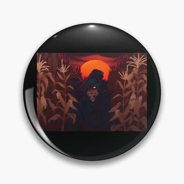 Item preview, Mysterious Figure with Crows at Sunset designed and sold by Fibi-studio.
