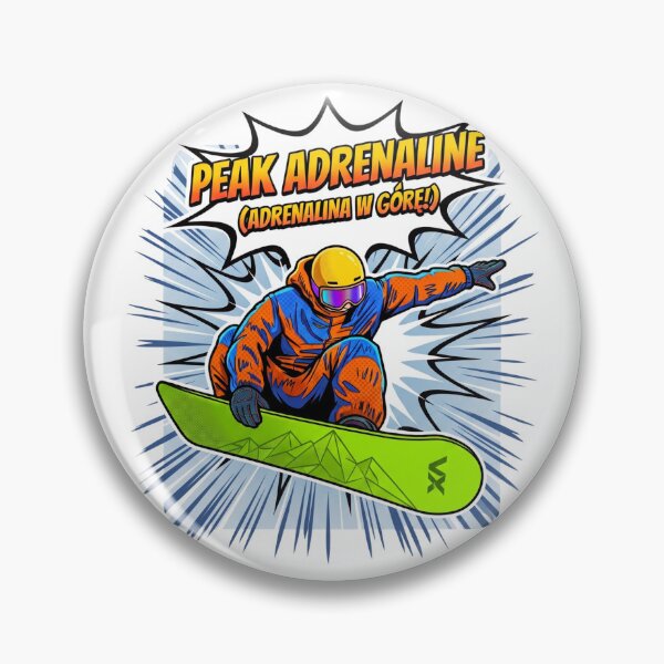Item preview, Dynamic Comic Style Snowboarder Illustration – Peak Adrenaline designed and sold by Biczekdziczek.