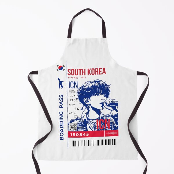 Item preview, South Korea Seoul Boarding Pass Stylized Kpop Male Singer designed and sold by InkWhirl.