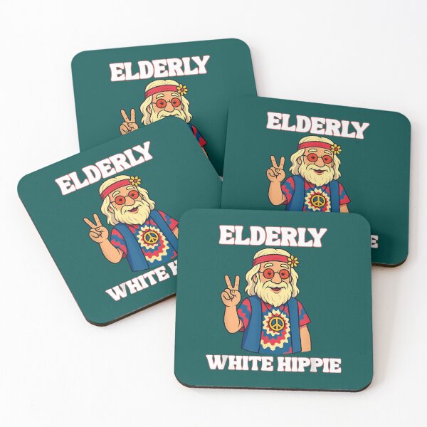 Item preview, Copy of Elderly White Hippie  Peace Through The Ages designed and sold by GwynJohnsonzx.