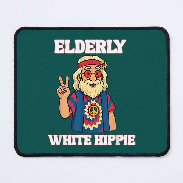 Item preview, Copy of Elderly White Hippie Peace Through The Ages designed and sold by GwynJohnsonzx.