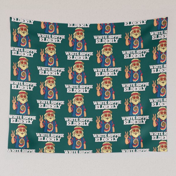 Item preview, Copy of Elderly White Hippie  Peace Through The Ages designed and sold by GwynJohnsonzx.