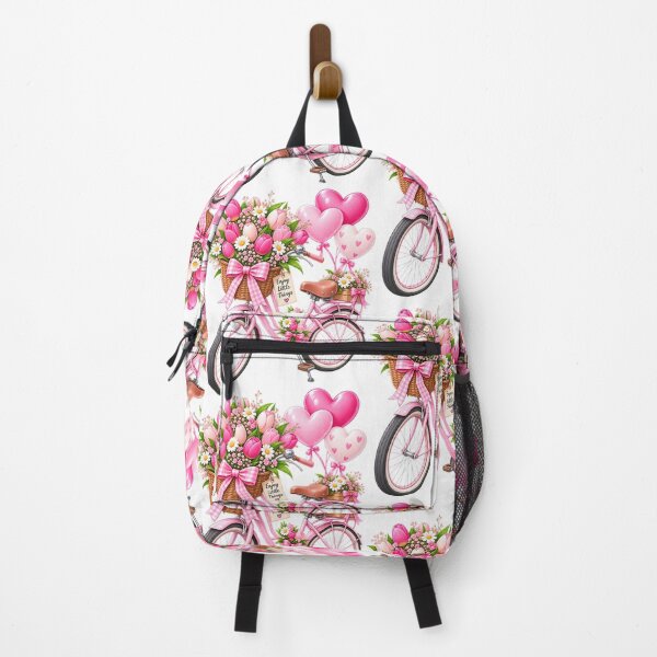 Item preview, Pink Flower Bicycle – Enjoy Little Things | Cute Spring Floral Design designed and sold by Ishratparween11.
