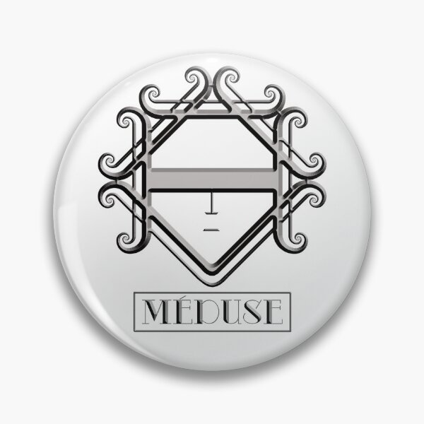 Item preview, Medusa - Geometric Logo Chrome Dark Art designed and sold by Vil1Coyote.