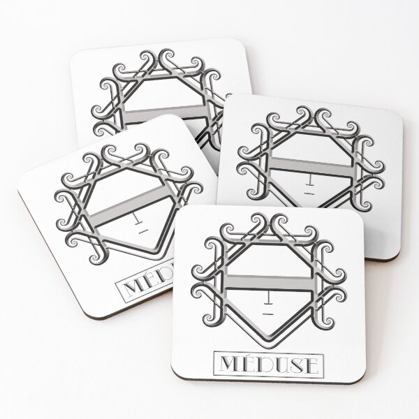 Item preview, Medusa - Geometric Logo Chrome Dark Art designed and sold by Vil1Coyote.