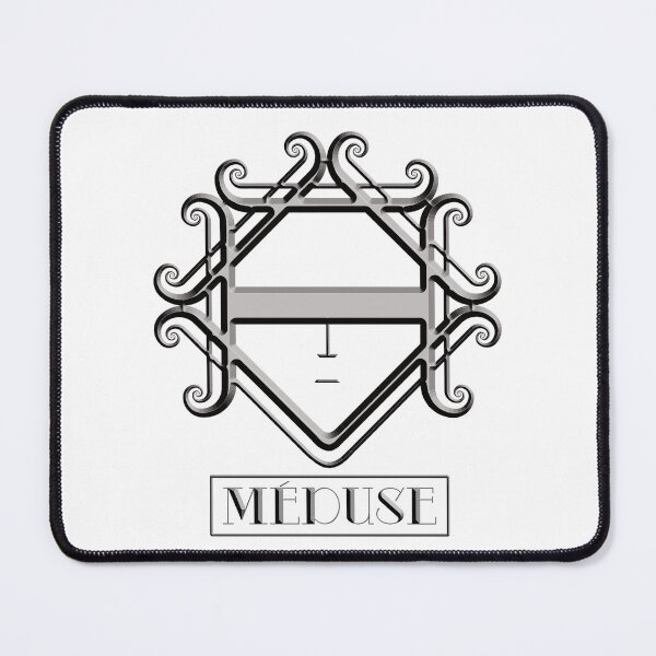 Item preview, Medusa - Geometric Logo Chrome Dark Art designed and sold by Vil1Coyote.