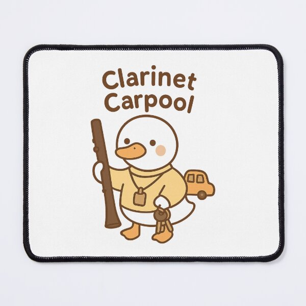 Item preview, Clarinet Carpool Duck Parent Tee designed and sold by Ainbowz-Artwork.