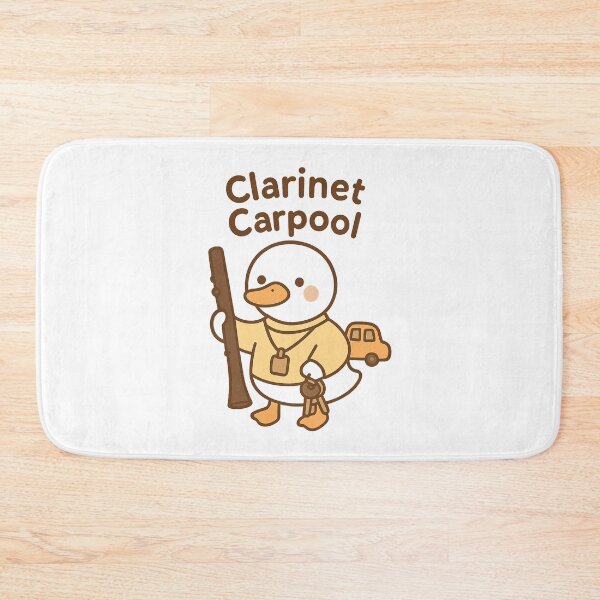 Item preview, Clarinet Carpool Duck Parent Tee designed and sold by Ainbowz-Artwork.