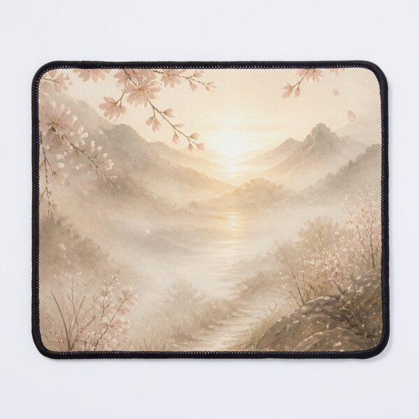 Item preview, Sakura Path Wall Art Poster | Silent Blossom Path, Japanese Zen Landscape Decor designed and sold by LuminaKage.