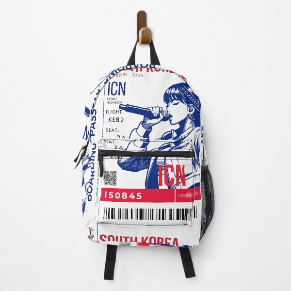 Item preview, South Korea Seoul Boarding Pass Stylized Kpop female Singer designed and sold by InkWhirl.
