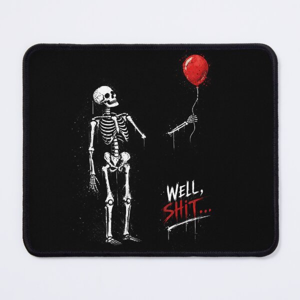 Item preview, Well Skeleton Holding Balloon Funny Halloween designed and sold by HayleePacoch.