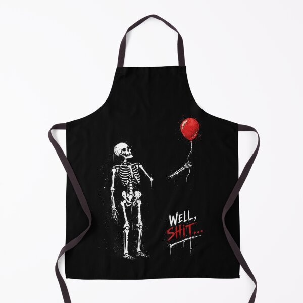Item preview, Well Skeleton Holding Balloon Funny Halloween designed and sold by HayleePacoch.