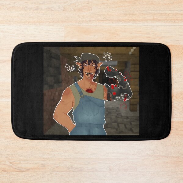 Item preview, Angry Miner with Mechanical Arm Digital Art designed and sold by Fibi-studio.