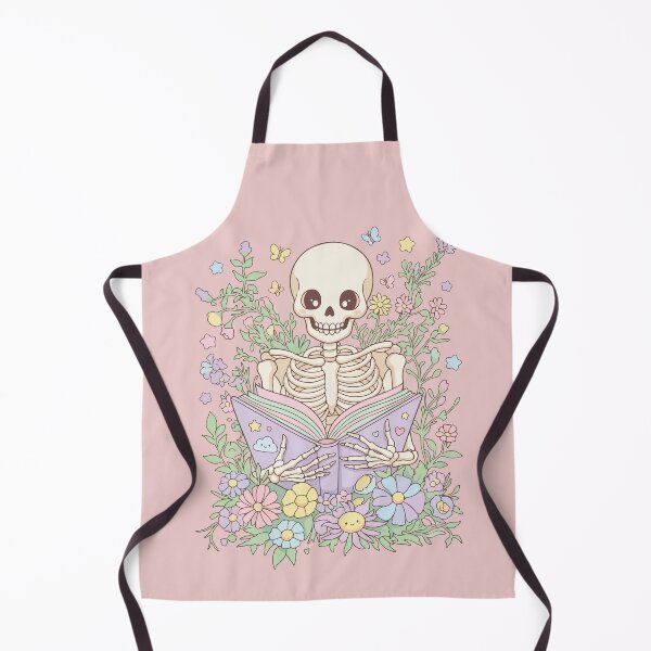 Item preview, Skeleton Reading in Flowers designed and sold by BrownHorse90s.