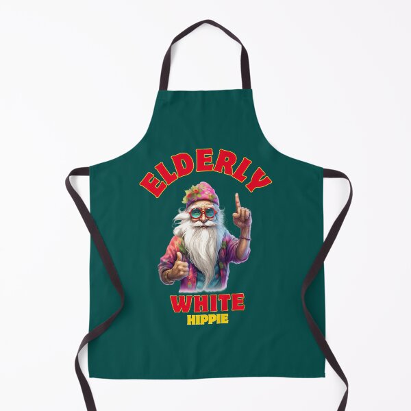 Item preview, Elderly White Hippie Funny Retro Groovy Vintage Design  designed and sold by GwynJohnsonzx.