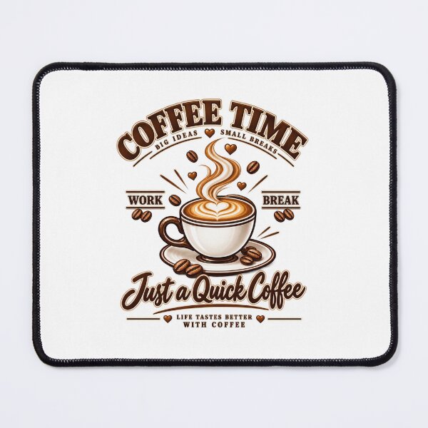 Item preview, Just a Coffee – Daily Break Humor designed and sold by Qenlo.