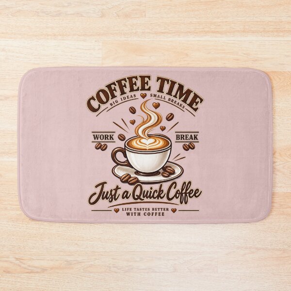Item preview, Just a Coffee – Daily Break Humor designed and sold by Qenlo.