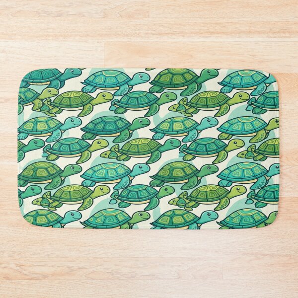 Item preview, Endless Rows of Swimming Cartoon Turtles designed and sold by Solomon-Ent-144.