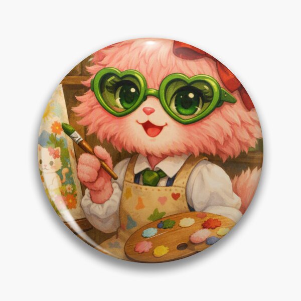 Item preview, Mimi Mew Artist – Cute Sophisticated Cat Painting on Canvas designed and sold by Lalala cute.